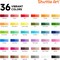 48 Pack Watercolor Paint Set, 36 Colors Watercolor Paint in Tubes (12ml Each) with 10 Brushes, 1 Watercolor Pad, 1 Palette, Premium Watercolor Kit for Artist, Beginners, Kids